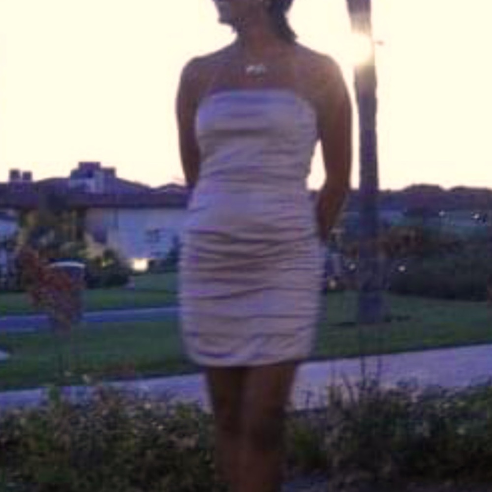 Pale Pink Mini Dress